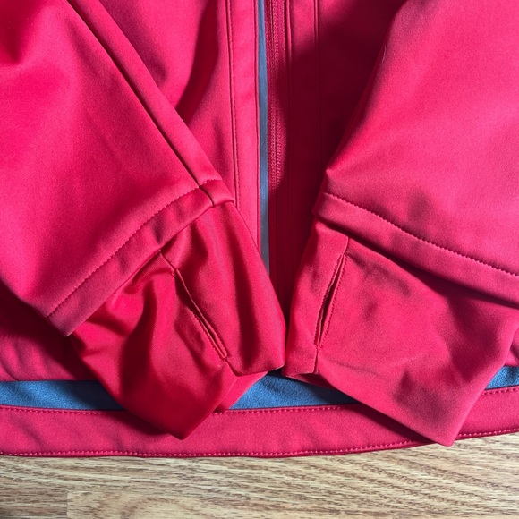 Women Red UGA Jacket - Picture 5 of 8